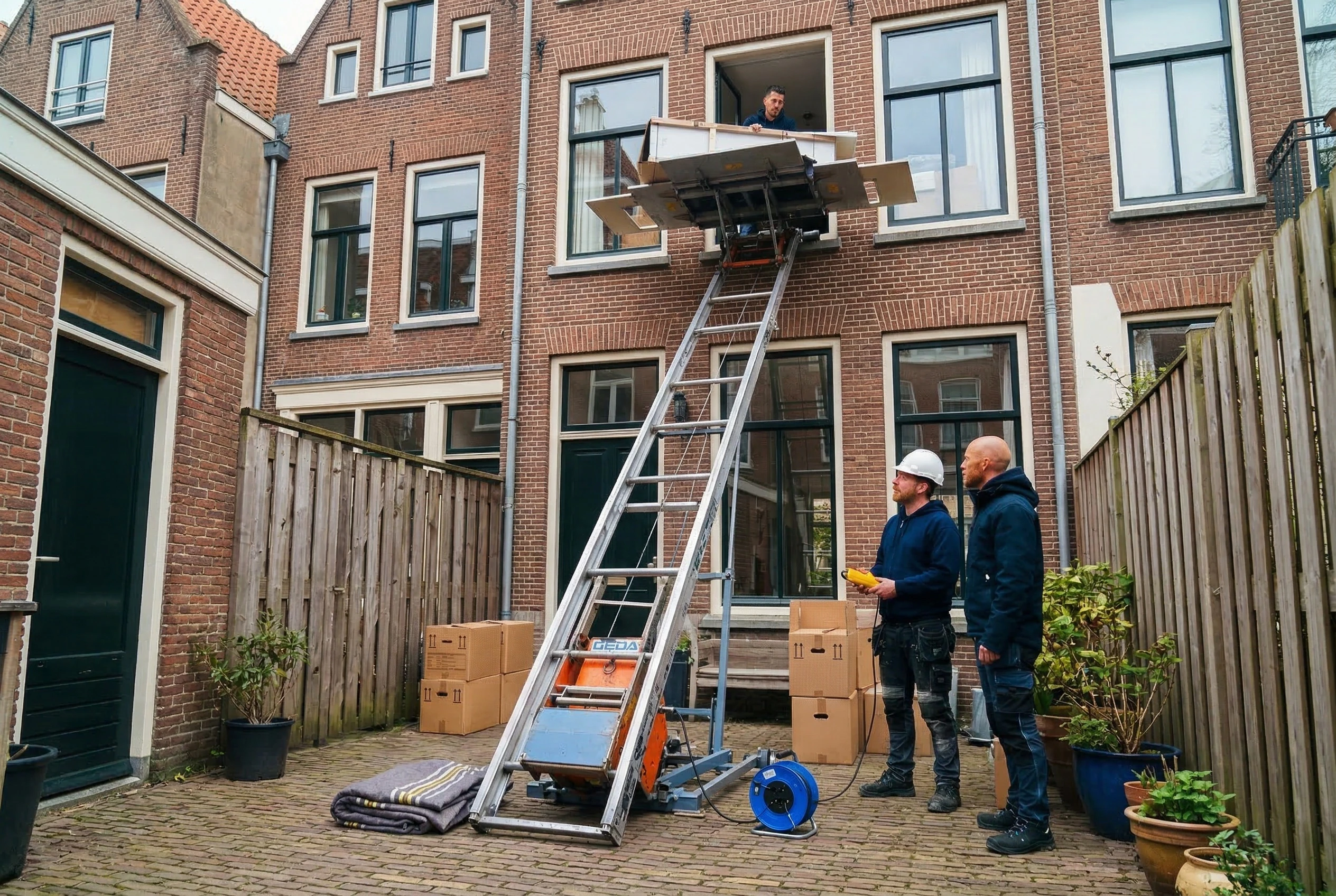 Gedalift bij een verhuizing in Heerhugowaard