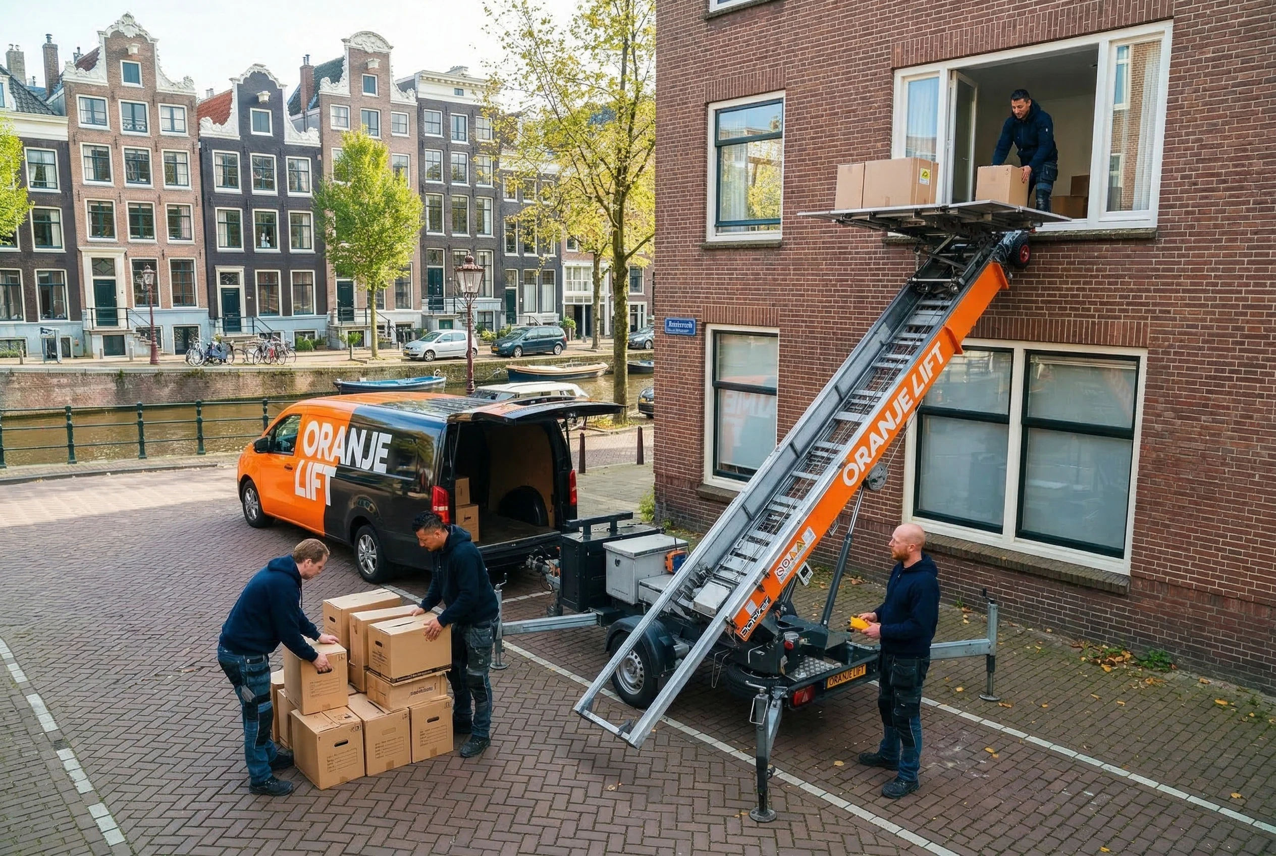 Verhuislift bij appartement Heerhugowaard